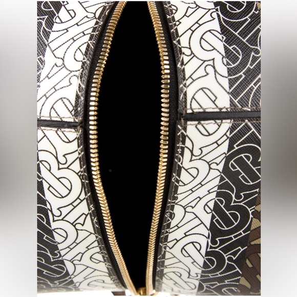 {Burberry} Monogram Cube Bowling Bag - Picture 4 of 12